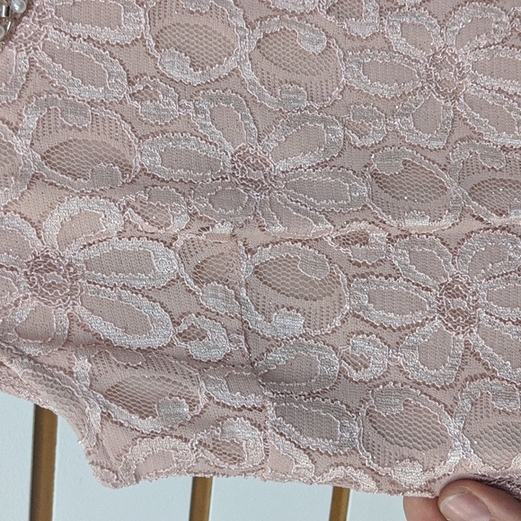 NWT, pink / blush colored dress two-piece set R&M Richard - Picture 12 of 14